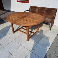 Tavolo in Teak con panca