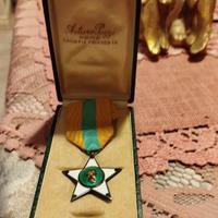 medaglia militare  antica con smalti 