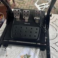 Volante con pedaliera e supporto, per ps4/5