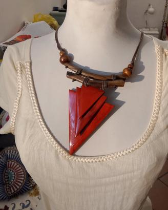 collana handmade etnica africana