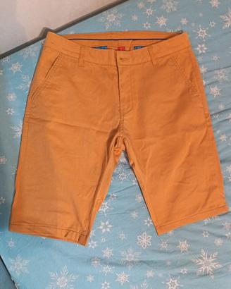 pantaloncini boy color senape