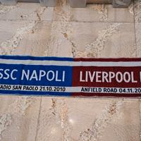 SSC Napoli - Liverpool Fc - Sciarpa Commemorativa