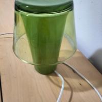 Lampada  verde da tavolo o stanza da letto vetro