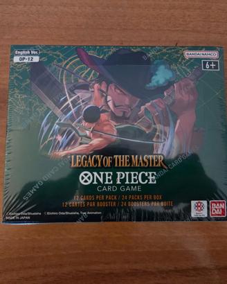Box One Piece OP-12 Legacy of Master Nuovo tcg