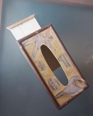 Scatola in kegno porta fazzoletti ballerine