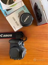Reflex Canon EOS 500D kit completo