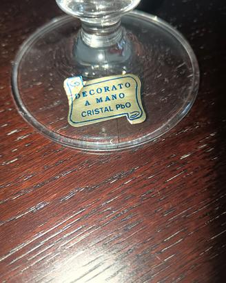 Servizio Bicchiere Cristallo al Piombo (PbO) Molat