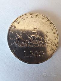 500 lire in Argento del 1958