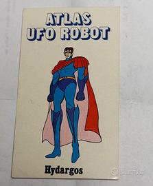 ADESIVO ATLAS UFO ROBOT  HIDARGOS  STICKER VINTAGE