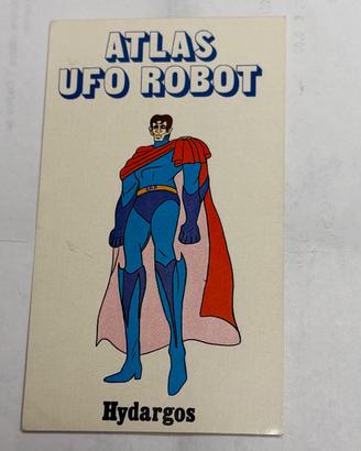 ADESIVO ATLAS UFO ROBOT  HIDARGOS  STICKER VINTAGE
