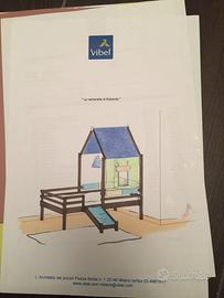 Letto e comodino marca VIBEL