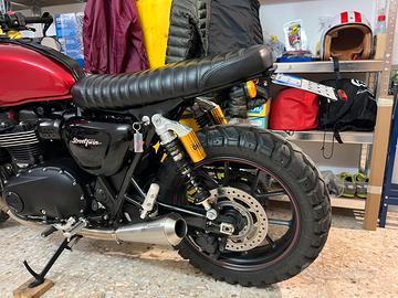 Sella moto Slim Stryke Triumph Pelle Alo’s Café