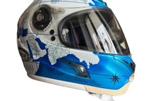 Casco Moto Integrale X-lite X-802 Pearl blue- NUOV
