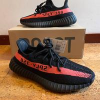 Adidas yeezy 350 v2 black red n.41 1/3