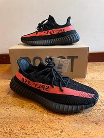Adidas yeezy 350 v2 black red n.41 1/3