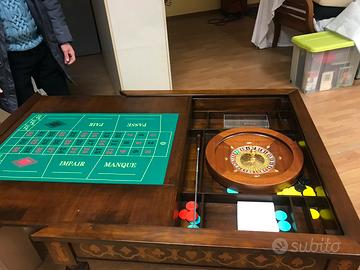 Tavolo da gioco con opzione chiuso