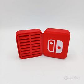 Porta cartucce/giochi per Nintendo Switch Rosso