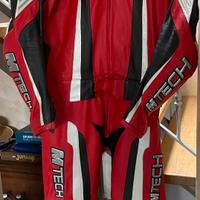 Tuta moto M-Tech rossa Taglia 54