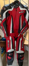 Tuta moto M-Tech rossa Taglia 54
