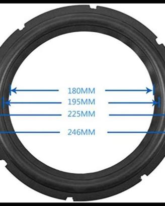 Sospensione in gomma per woofer