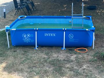 Piscina intex più robot pulizia e filtro
