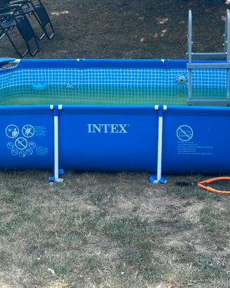 Piscina intex più robot pulizia e filtro