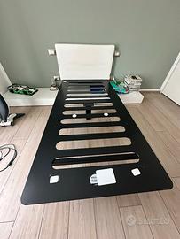 Letto singolo sospeso con materasso memory