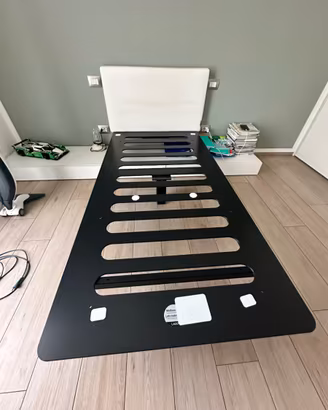 Letto singolo sospeso con materasso memory