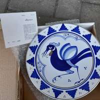 Piatto d'arredo in ceramica