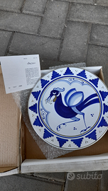 Piatto d'arredo in ceramica