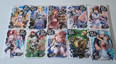 Manga Danmachi volumi dall' 1 al 10