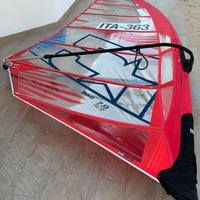 Rig completo - vela/ albero/ boma/ prolunga