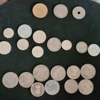 Monete indiane, cubane e varie.