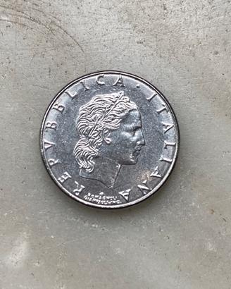 50 lire mini errore di conio