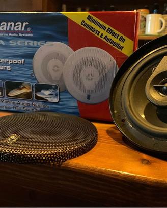 Casse audio 5" waterproof per barche/moto NUOVE