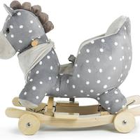 Cavallo a dondolo, triciclo, palestrina e giochi