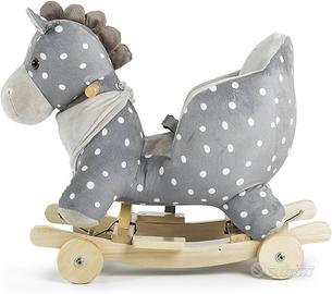 Cavallo a dondolo, triciclo, palestrina e giochi