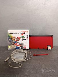 Nintendo 3ds XL con caricatore e Mario kart 7