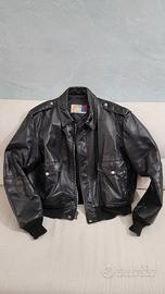 Giubbotto schott in pelle