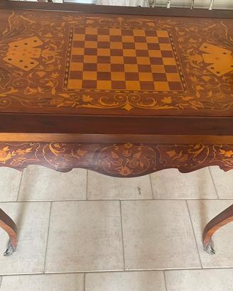 Tavolo da gioco antico stile Luigi XVI