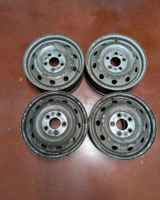cerchi ferro 6x15 ET68 5X118 71.1