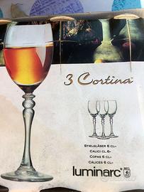 42 bicchieri Luminarc CORTINA Flute Vino Acqua