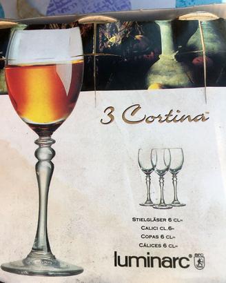 42 bicchieri Luminarc CORTINA Flute Vino Acqua