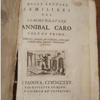 Settecentina  Annibal Caro 1725