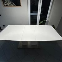 TAVOLO LACCATO BIANCO LUCIDO