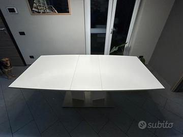 TAVOLO LACCATO BIANCO LUCIDO