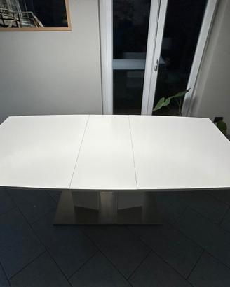 TAVOLO LACCATO BIANCO LUCIDO
