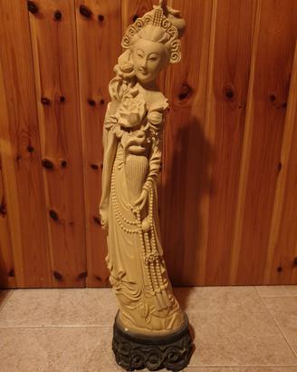 Statuetta orientale di geisha 60cm