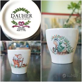 Portauovo in ceramica vintage Dauher