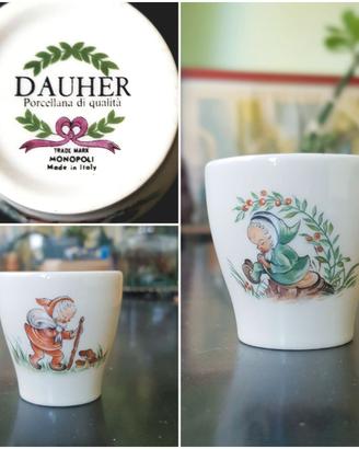 Portauovo in ceramica vintage Dauher